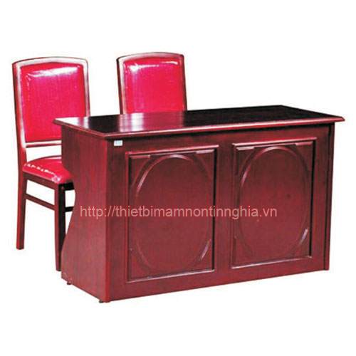 Bàn hội trường mặt bầu dục