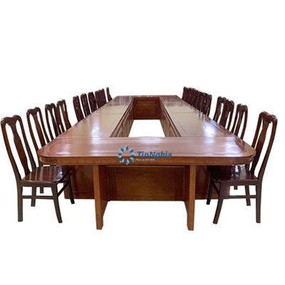 Bàn họp gỗ tự nhiên