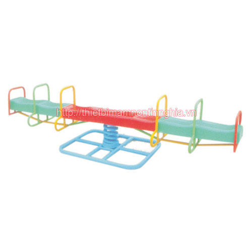 Bập bênh lò xo 4 chỗ composite