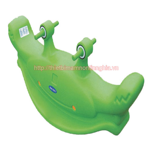 Bập bênh nhựa 2 chỗ con cua số 2