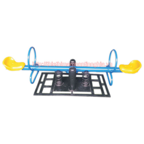 Bập bênh nhựa lò xo 2 chỗ