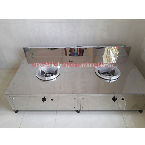 Bếp ga công nghiệp đôi