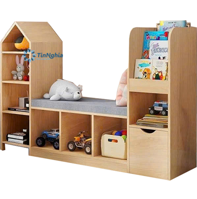 Bộ giá sách có đệm 