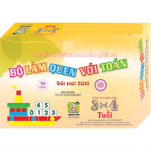 Bộ làm quen với toán 3-4 tuổi
