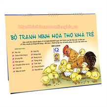 Bộ tranh minh họa thơ nhà trẻ
