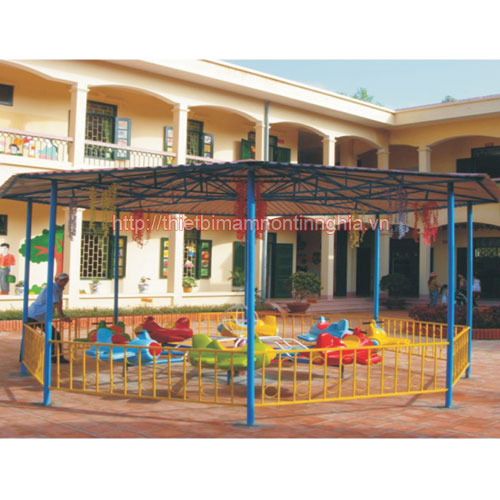 Đu quay 8 máy bay có mái che