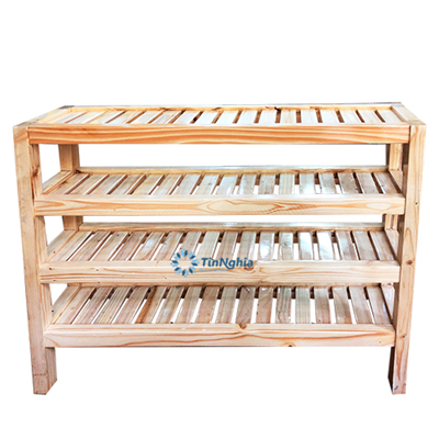 Giá để giầy dép gỗ thông 