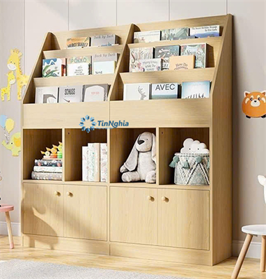 Giá sách cánh mở 