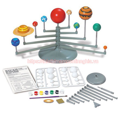 Mô hình không gian 3d hệ mặt trời