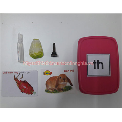 Giáo cụ Montessori bộ học phát âm chữ th