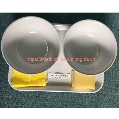 Giáo cụ Montessori chuyền nước bằng bọt biển