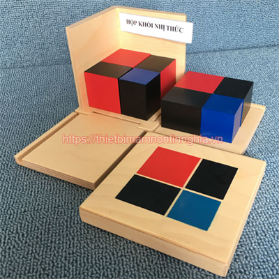 Giáo cụ Montessori khối nhị thức