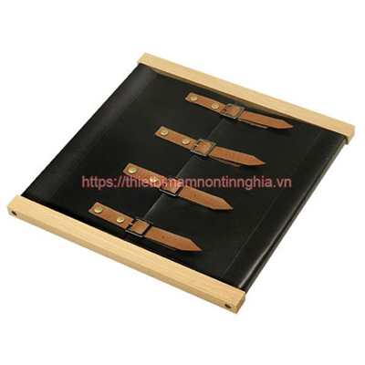 Giáo cụ Montessori khung vải thắt nịt