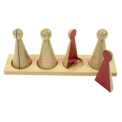 Giáo cụ Montessori quả cầu phân số