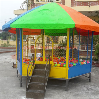 Nhà bóng lục giác mái nhựa