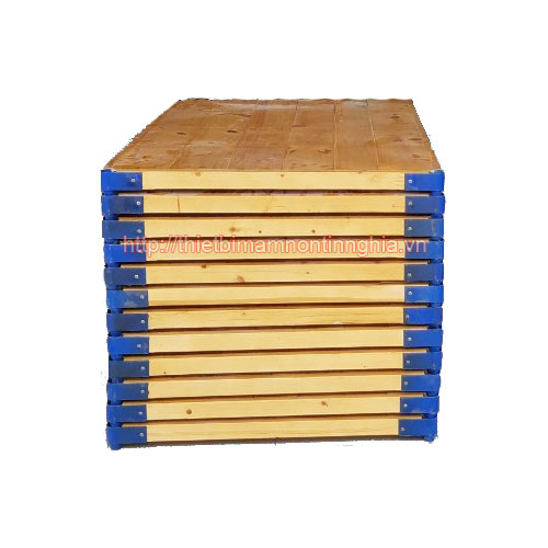 Phản ngủ mầm non gỗ thông