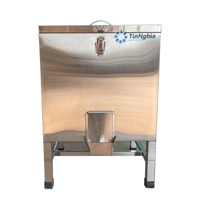 Thùng đựng gạo hình chữ nhật