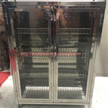 Tủ đựng cốc 4 tầng inox