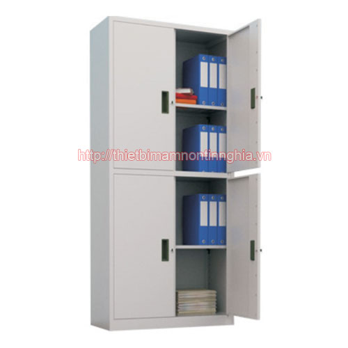 Tủ hồ sơ văn phòng 4 cánh bằng sắt