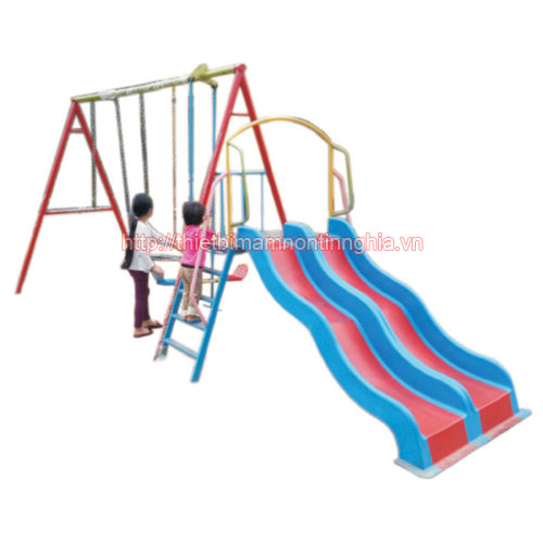 Xích đu cầu trượt kép