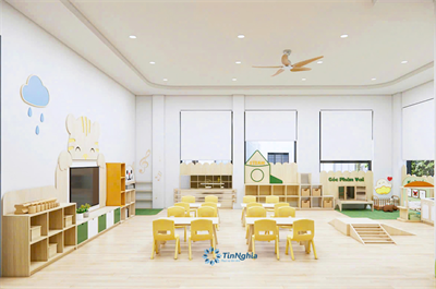 Thiết kế và setup phòng học Stem tại trường mầm non